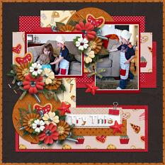 Layout created with my Little chef by Adrienne Skelton Designs-Layout by RobinsNest
