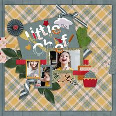 Layout created with my Little chef-QuickPage2- by Adrienne Skelton Designs-Layout by AdrienneS