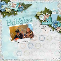 A Little Bubbly Layout
