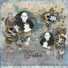 Layout using ScrapSimple Digital Layout Collection:Be Dad's Helper