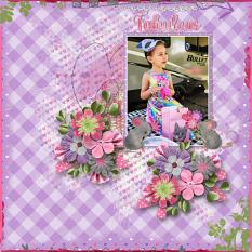 layout using Temp #1 of Water color photo blends template -Robin Also using Friends 4 Life 