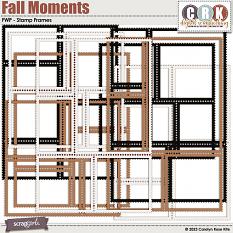 Fall Moments Stamped Frames by CRK