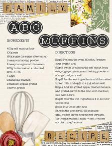 Life On The Farm - Kitchen Goddess ABC Muffins by CRK