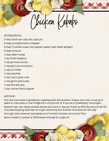 Life On The Farm - Kitchen Goddess Chicken Kebabs by CRK