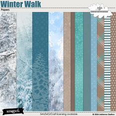 Winter Walk Papers by Adreinne Skelton Designs
