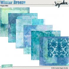 Winter Breeze Digital paper set