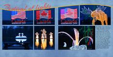 "Festival of Lights" digital layout showcases SSDLAT:12x24 Modern PhotoBook