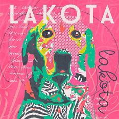 Lakota digital scrapbooking dog portrait by Brandy Murry