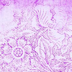 ScrapSimple Paper Templates: Distressed Floral Overlays: Sample Closeup 01
