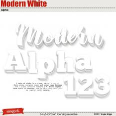 Modern White Alpha