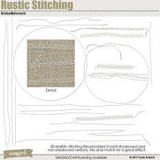 Rustic Stitching Embellishment Prev