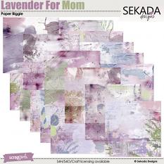 Lavender For Mom Paper Biggie