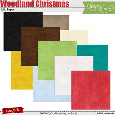 Woodland Christmas Solid Paper