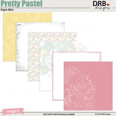 Pretty Pastel Paper Mini by DRB Design | ScrapGirls.com