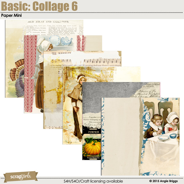 Basic: Collage 6 Paper Mini