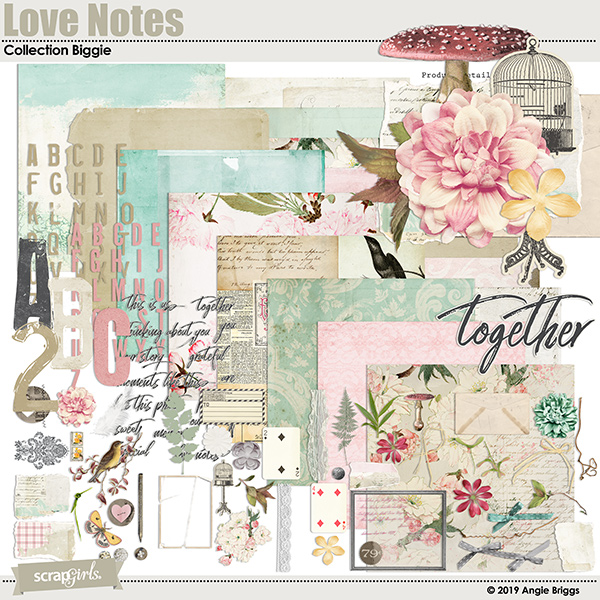 Love Notes Collection Biggie by Angie Briggs at Scrapgirls.com