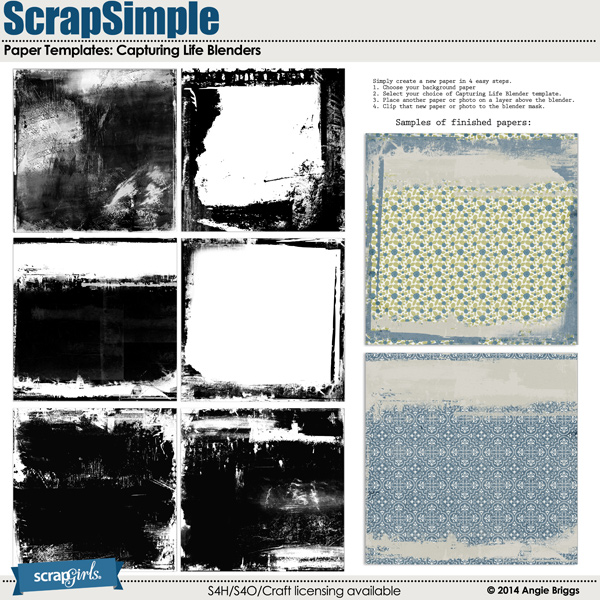 also available: ScrapSimple Paper Templates: Capturing Life Blenders