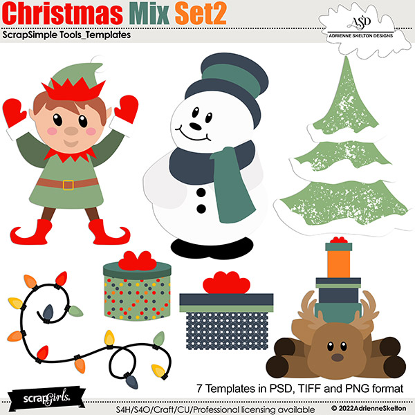 Christmas Mix-Vol2 By Adrienne Skelton Designs