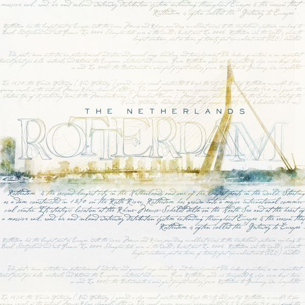 "Rotterdam" digital scrapbooking painting by Brandy Murry