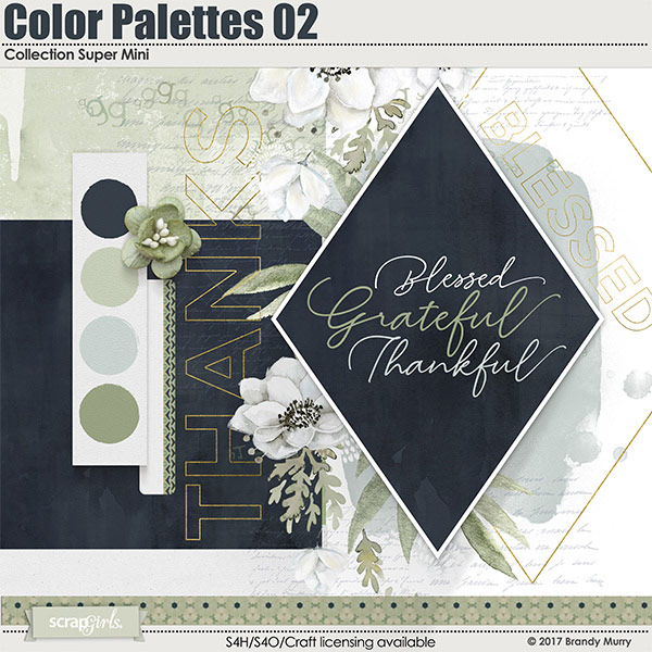 Color Palettes 02 Digital Scrapbooking Collection Mini by Brandy Murry