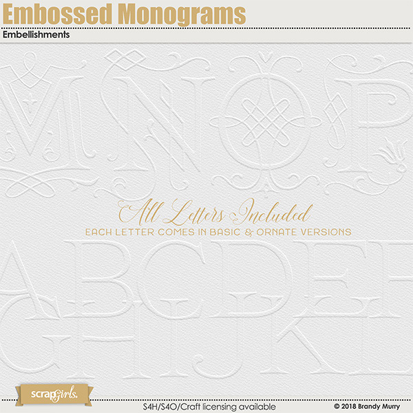Embossed Monograms