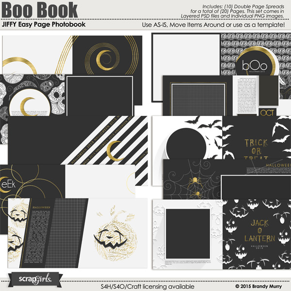 JIFFY Easy Page Album: Photobook - Boo Book 