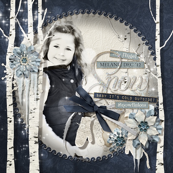 "Baby It's Cold Outside" layout by Brandy Murry