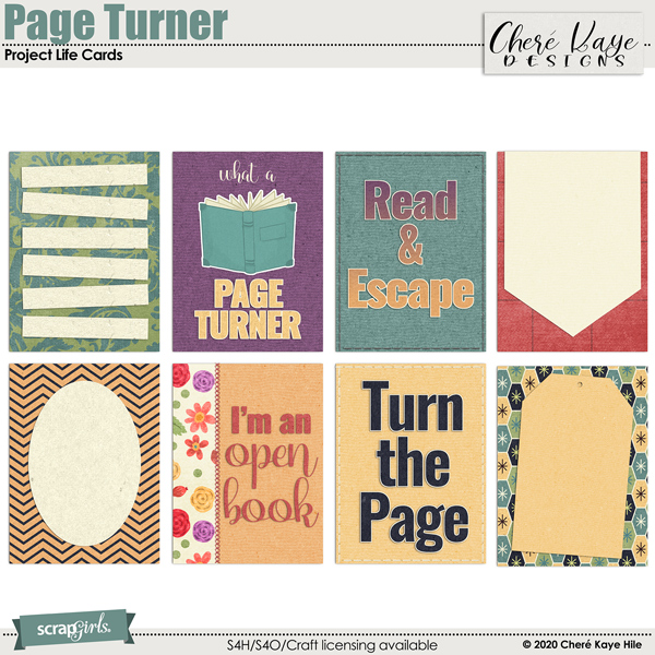 Page Turner Pocket Life Cards by Chere Kaye Designs