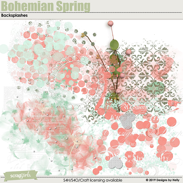 Bohemian Spring Backsplashes by Designs by Helly