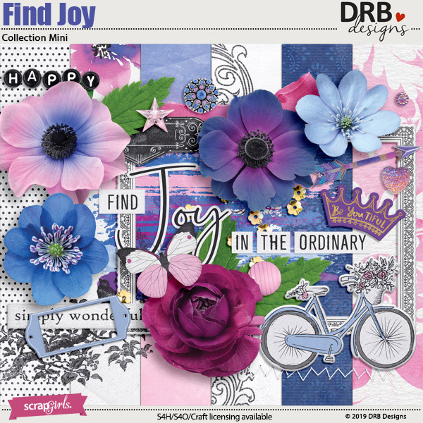 Find Joy Collection Mini by DRB Designs | ScrapGirls.com