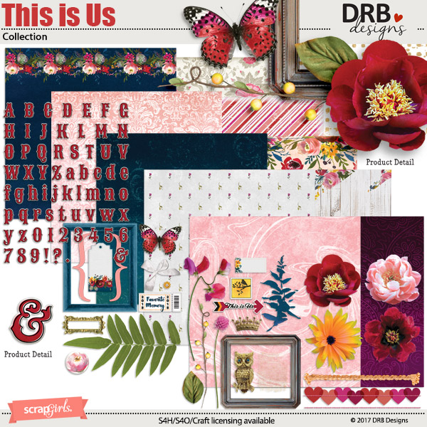 This is Us Collection by DRB Designs | ScrapGirls.com