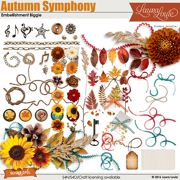 Big Scrapbook Kit - Autumn