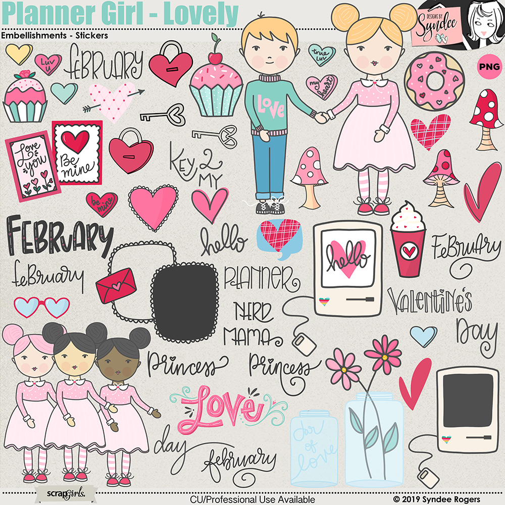 Planner Girl - Lovely Embellishments
