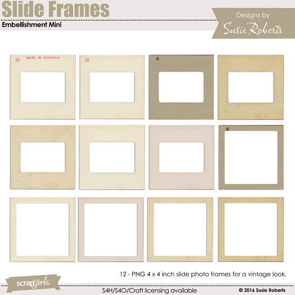 Slide Frames Embellishment Mini Prev