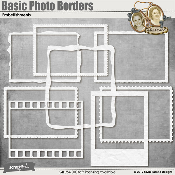Basic Photo Borders by Silvia Romeo