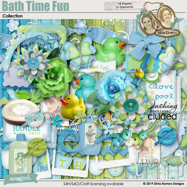 Bath Time Fun Collection by Silvia Romeo