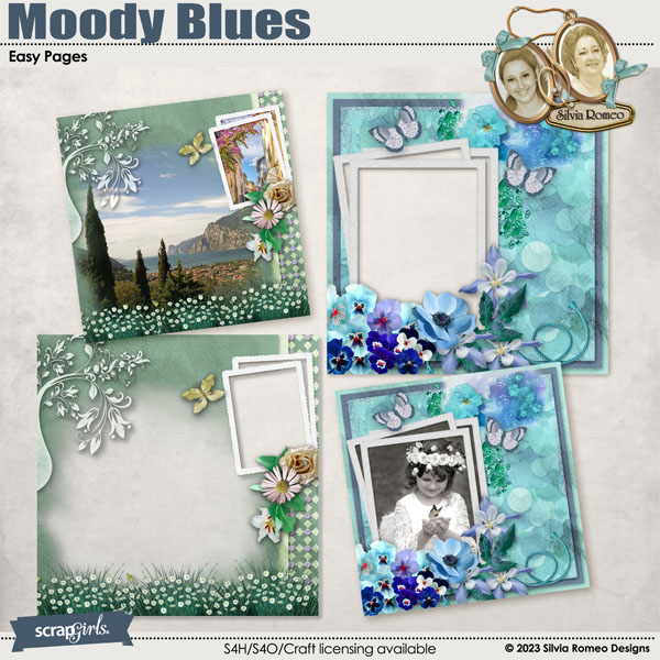 Moody Blues Easy Page Set by Silvia Romeo