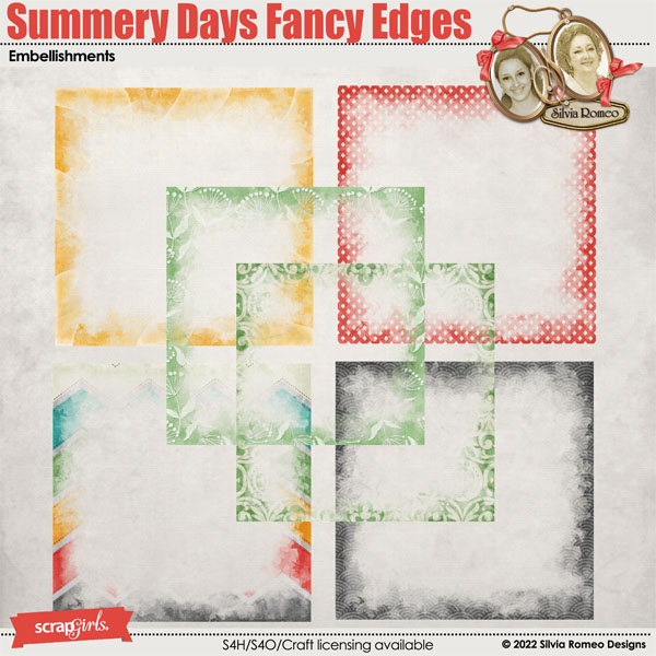 Summery Days Fancy Edges by Silvia Romeo