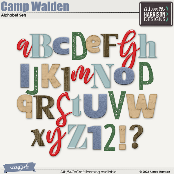 Camp Walden Alpha Sets