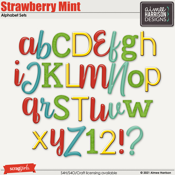 Strawberry Mint Alpha Sets