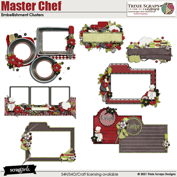 Master Chef Clusters by Trixie Scraps