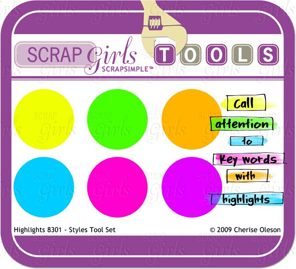ScrapSimple Tools - Styles: Highlights 8301